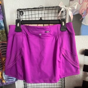 Purple Athletic Tennis Skirt